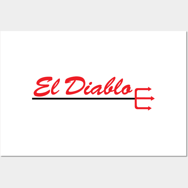 EL DIABLO - LATINX DESIGN Wall Art by Estudio3e